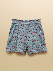 Joules Daisy Blue Strawberry Shorts