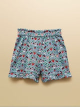 Joules Daisy Blue Strawberry Shorts