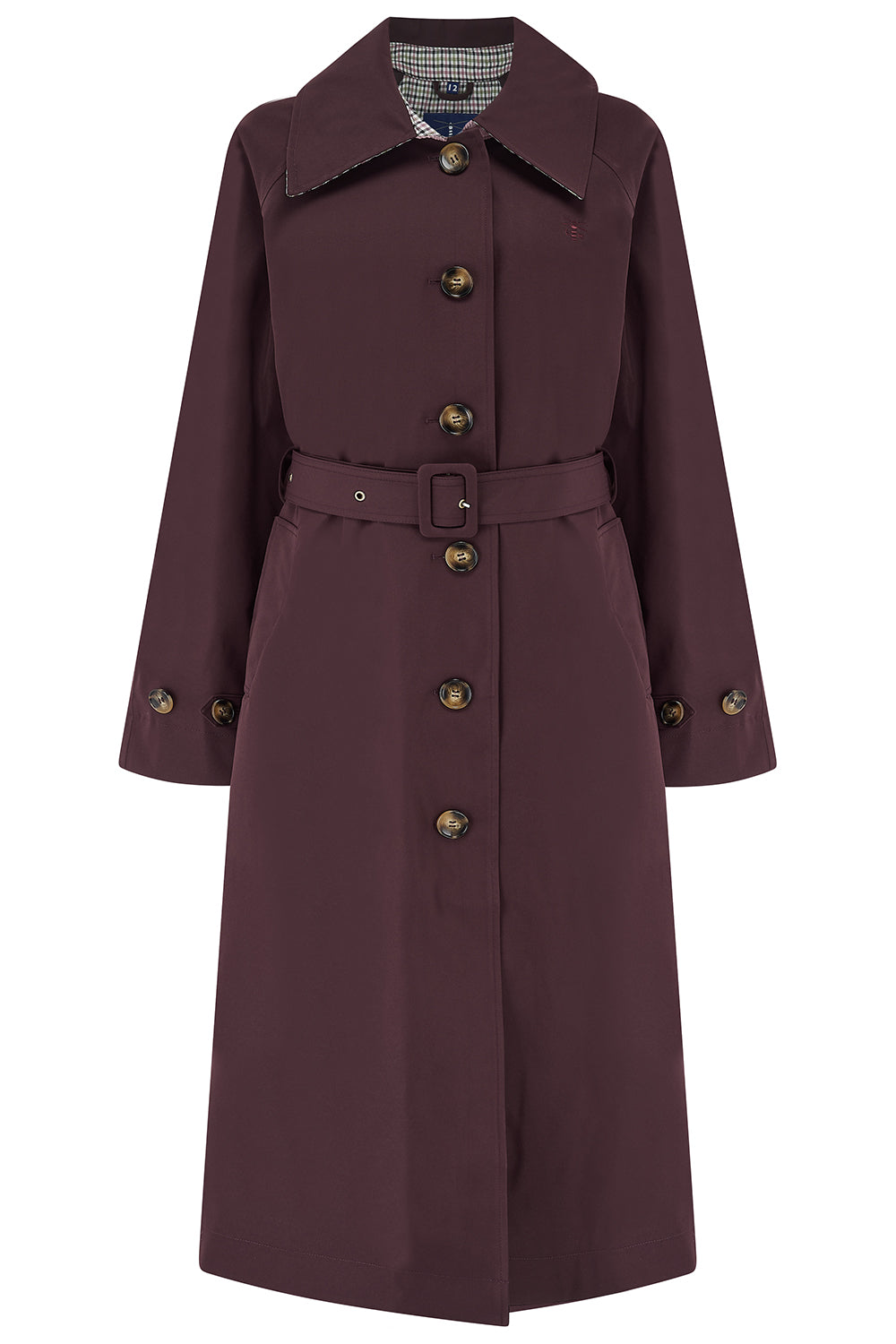 Lighthouse Harper Trench Coat - Damson