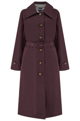 Lighthouse Harper Trench Coat - Damson