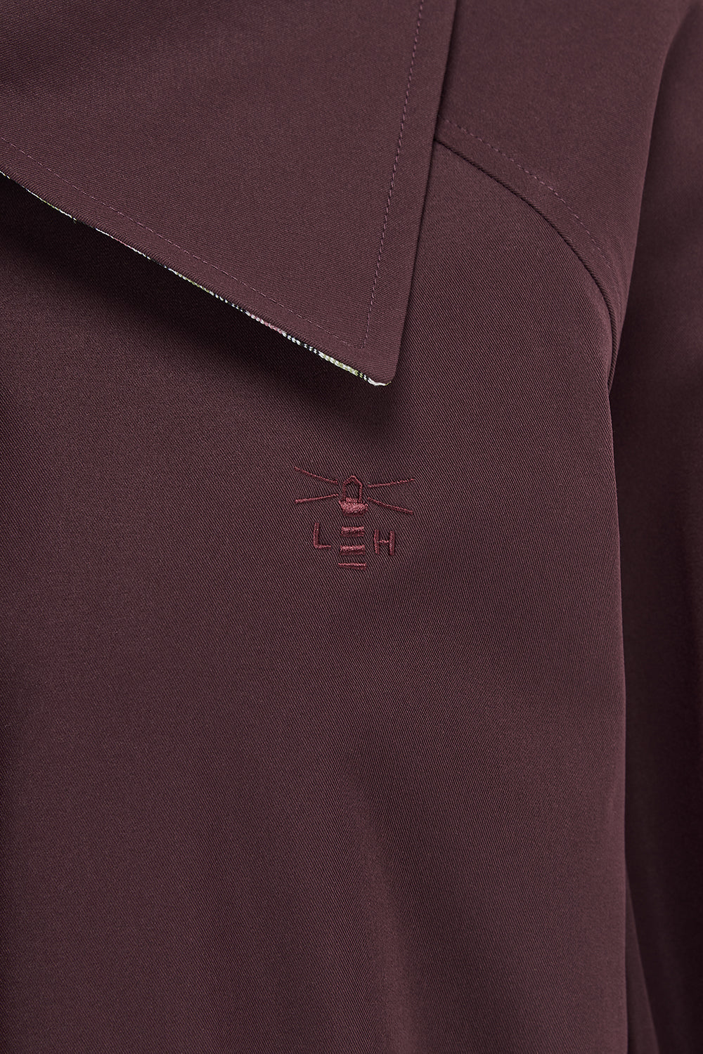 Lighthouse Harper Trench Coat - Damson