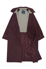 Lighthouse Harper Trench Coat - Damson