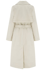 Lighthouse Harper Trench Coat - Stone