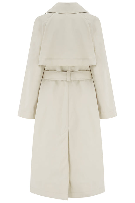 Lighthouse Harper Trench Coat - Stone