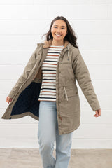 Lighthouse Isobel Ladies Coat - Mocha