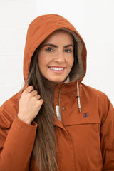 Lighthouse Isobel Ladies Coat - Rust