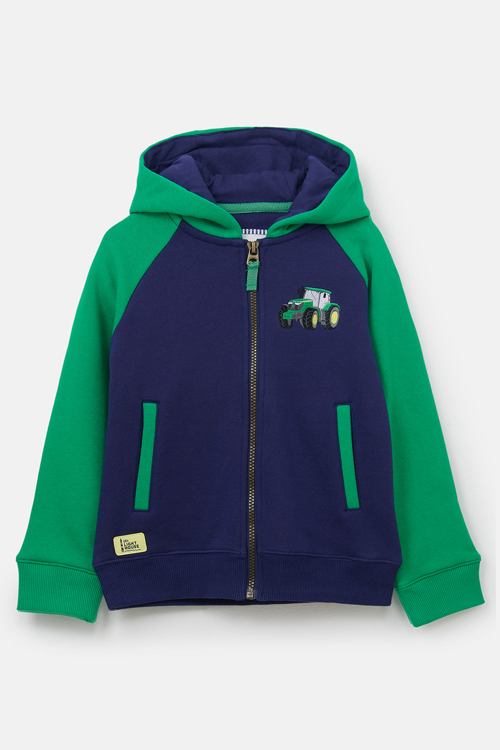 Lighthouse Jackson Full Zip Sweat - Green Tractor