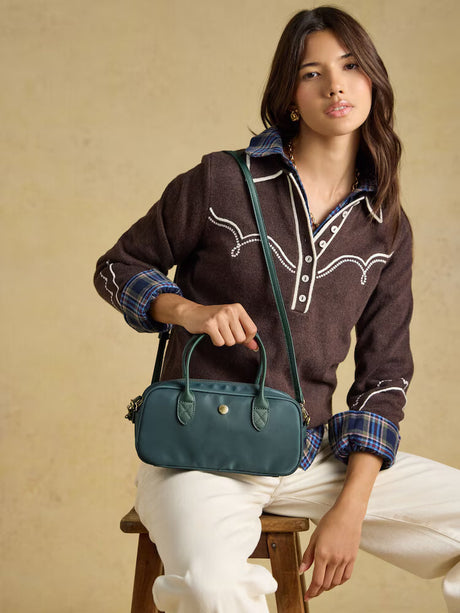 Joules Edie East West - Bottle Green