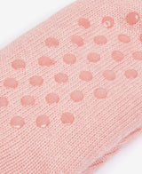 Barbour Cable Knit Lounge Socks - Dusty Pink