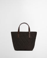 barbour mini quilted tote bag olive