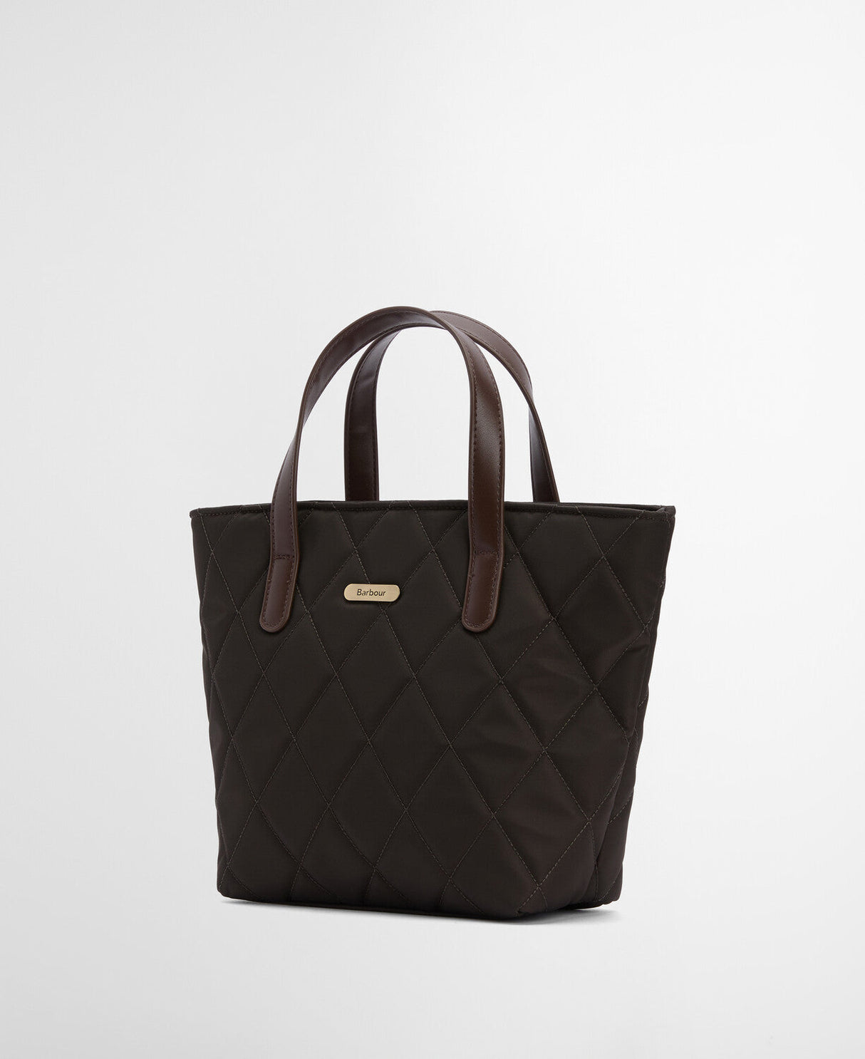 barbour mini quilted tote bag olive