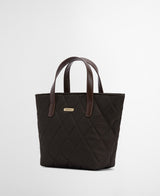 barbour mini quilted tote bag olive