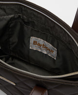 barbour mini quilted tote bag olive