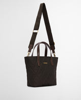 barbour mini quilted tote bag olive