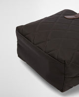 barbour mini quilted tote bag olive