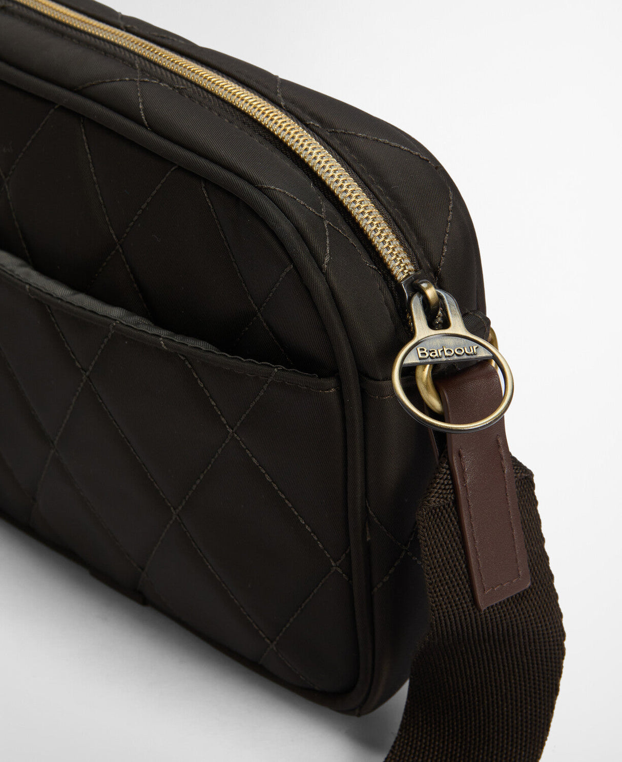 Barbour Quilted Crossbody Bag - Olive