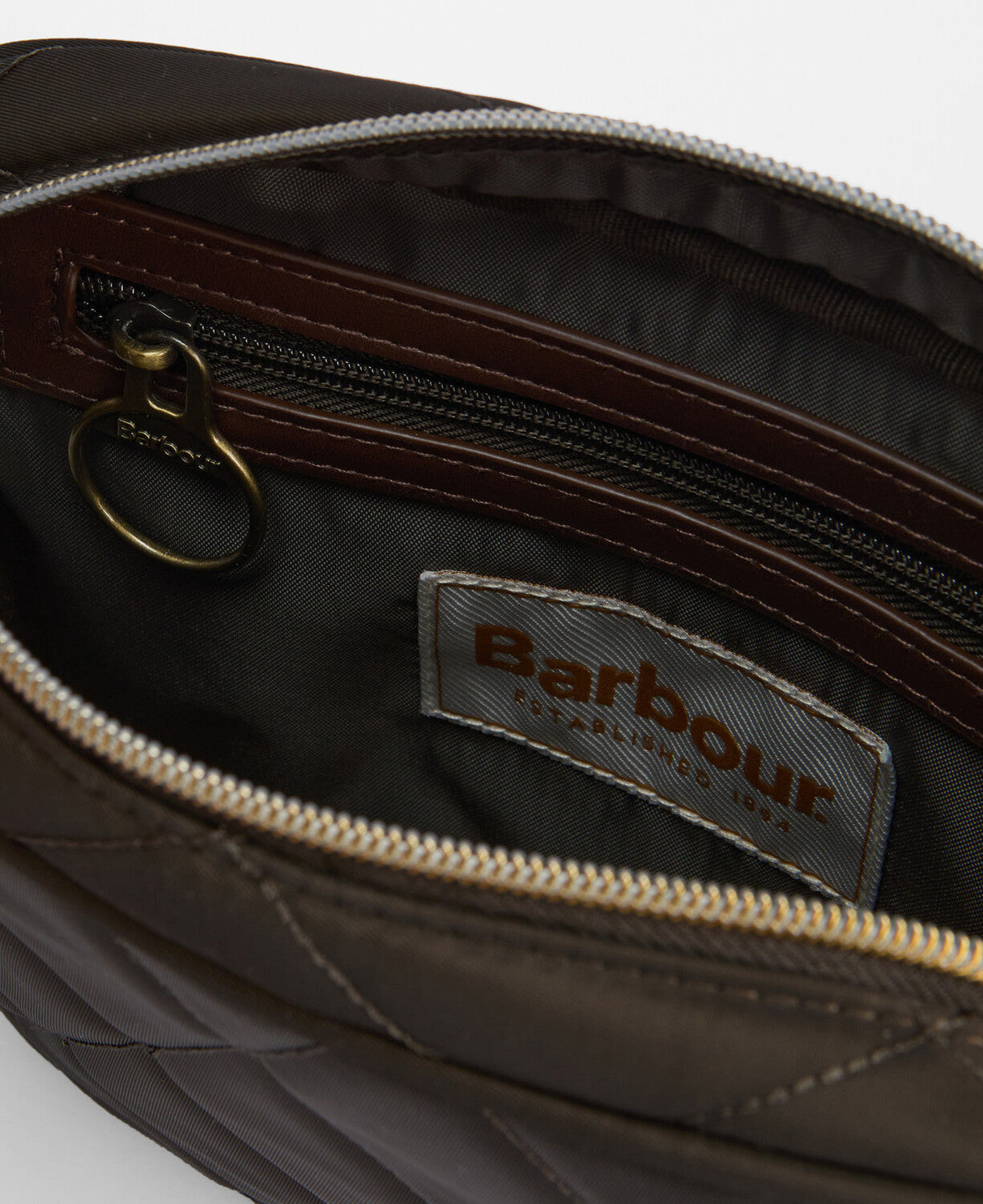 Barbour Quilted Crossbody Bag - Olive