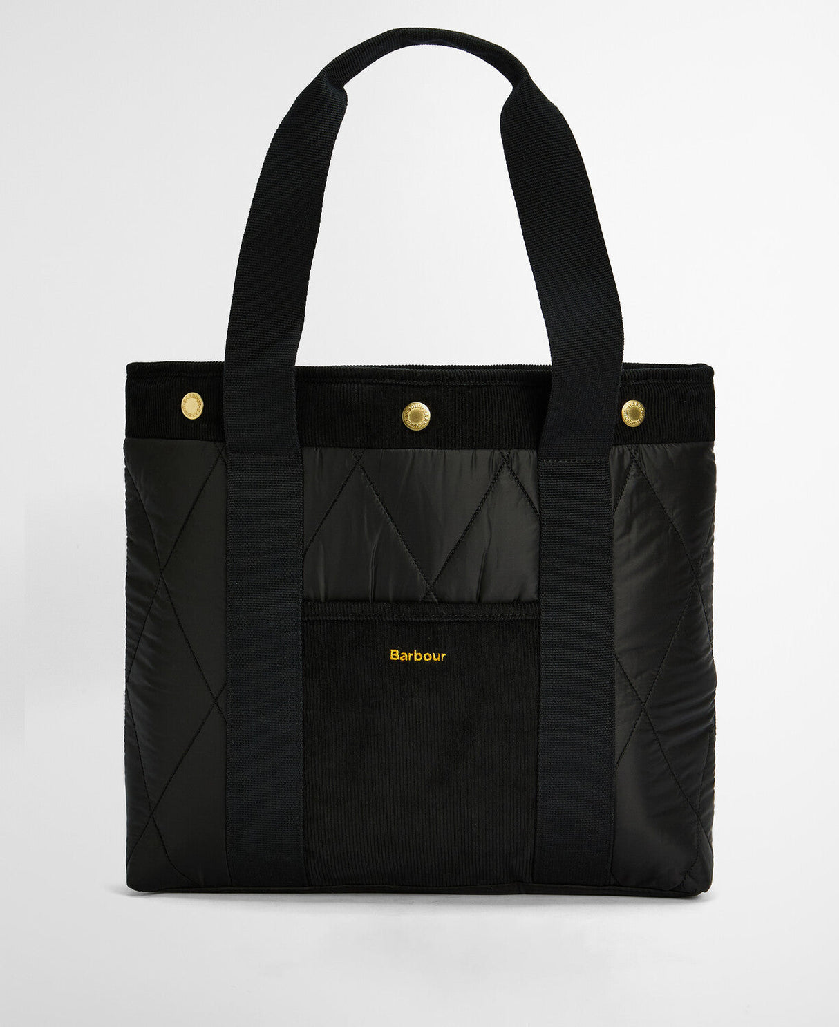 Barbour Healy Tote Bag - Black/Ancient