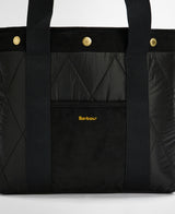 Barbour Healy Tote Bag - Black/Ancient