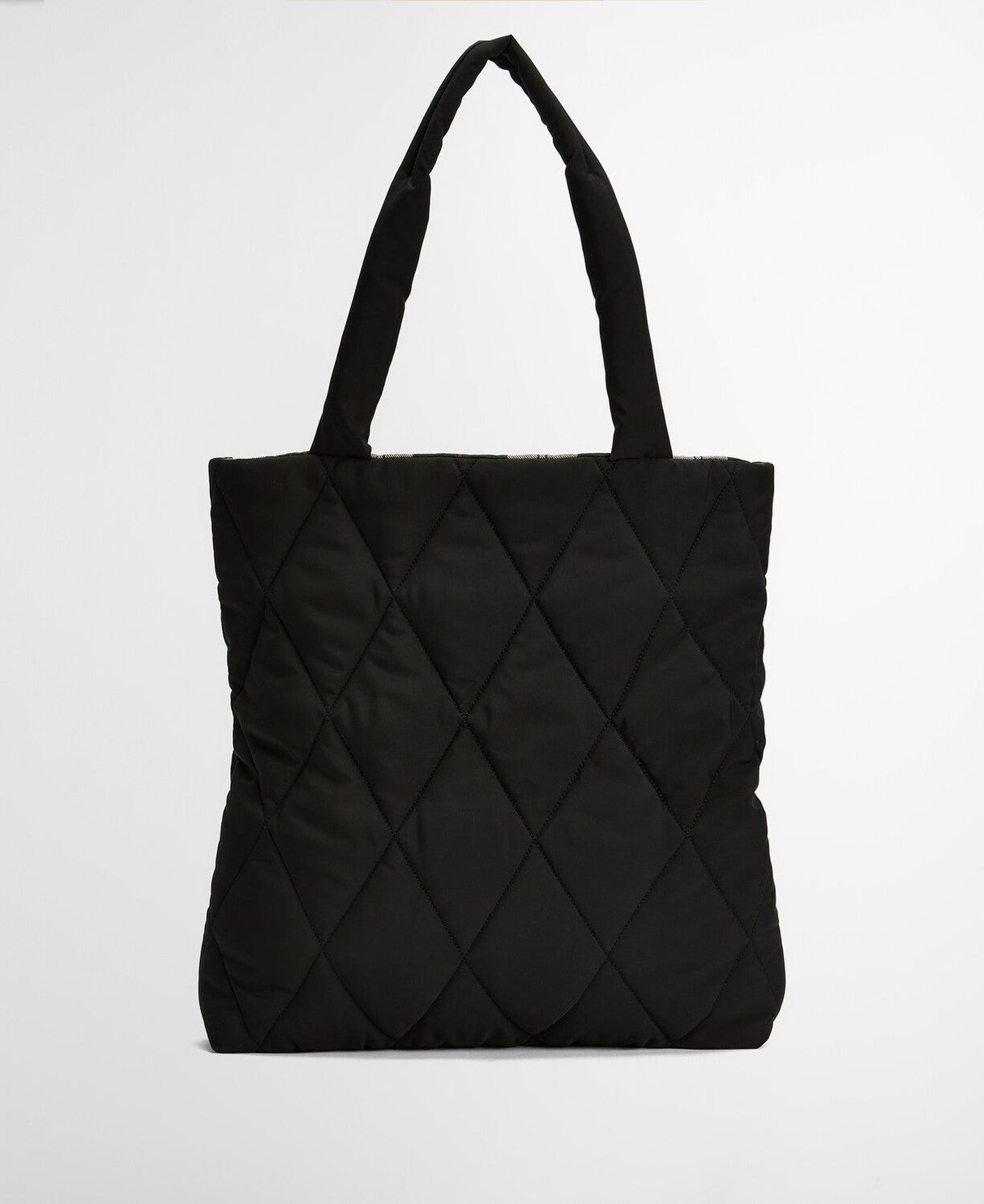 Barbour Mariah Quilted Tote Bag - Black/Ancient