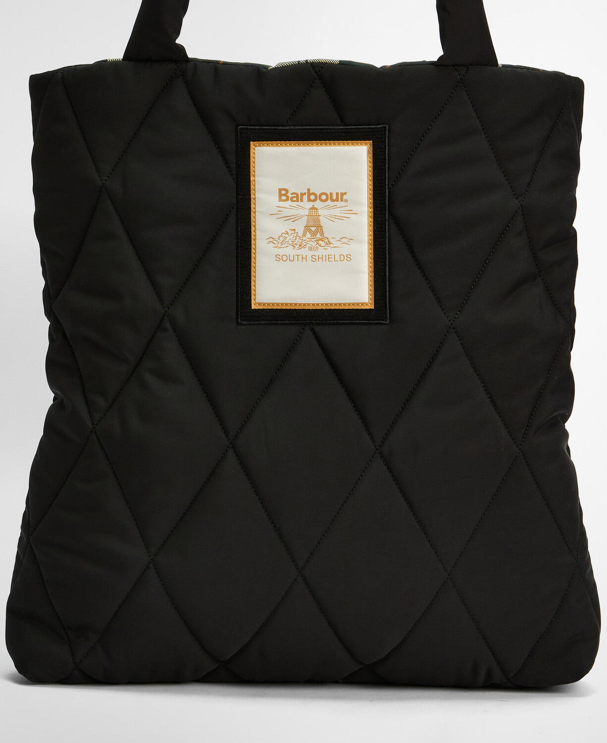 Barbour Mariah Quilted Tote Bag - Black/Ancient