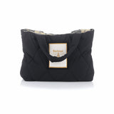 Barbour Mariah Mini Quilted Tote Bag - Black/Ancient