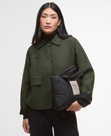Barbour Mariah Mini Quilted Tote Bag - Black/Ancient