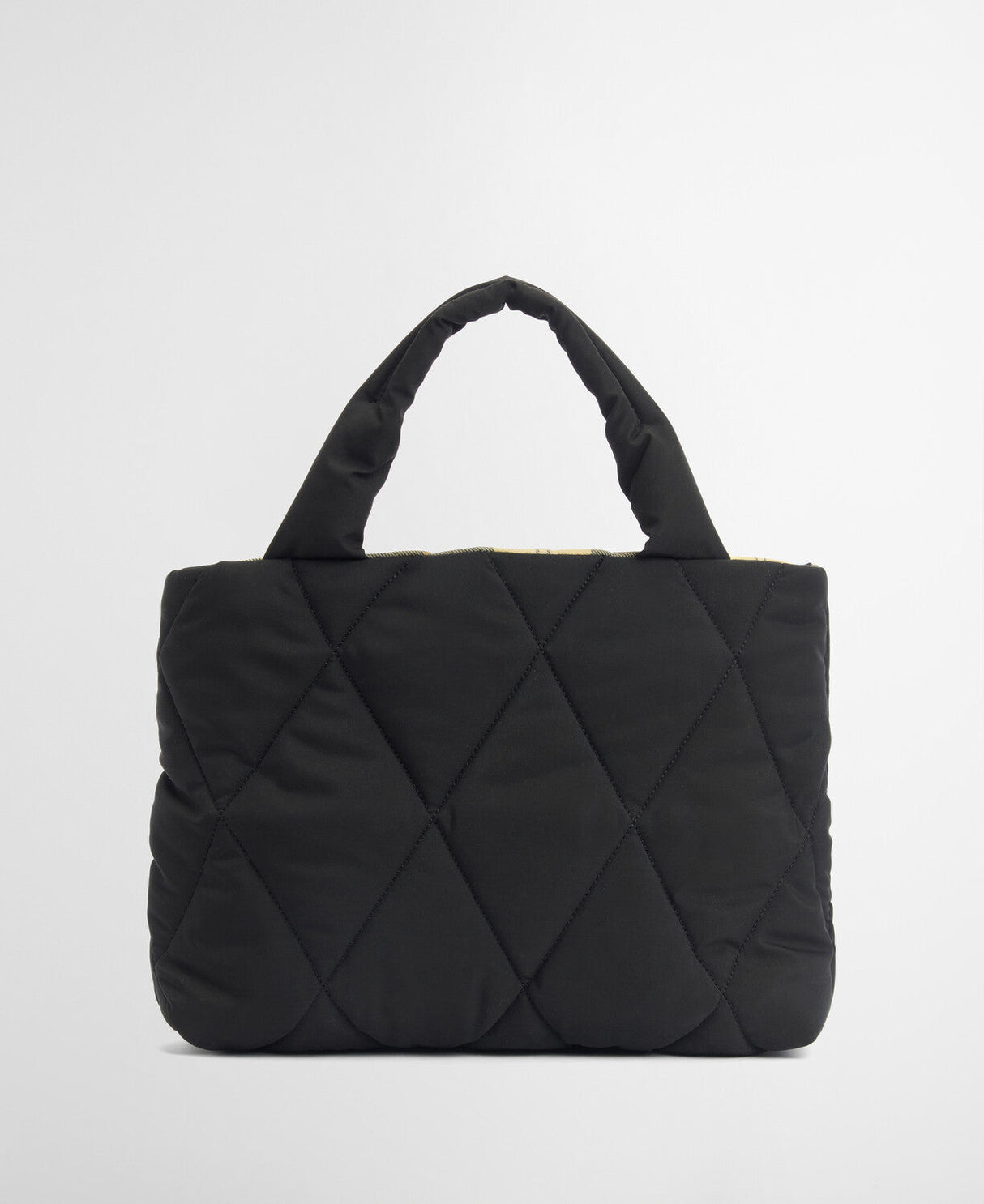 Barbour Mariah Mini Quilted Tote Bag - Black/Ancient