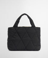 Barbour Mariah Mini Quilted Tote Bag - Black/Ancient