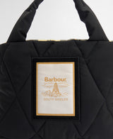 Barbour Mariah Mini Quilted Tote Bag - Black/Ancient