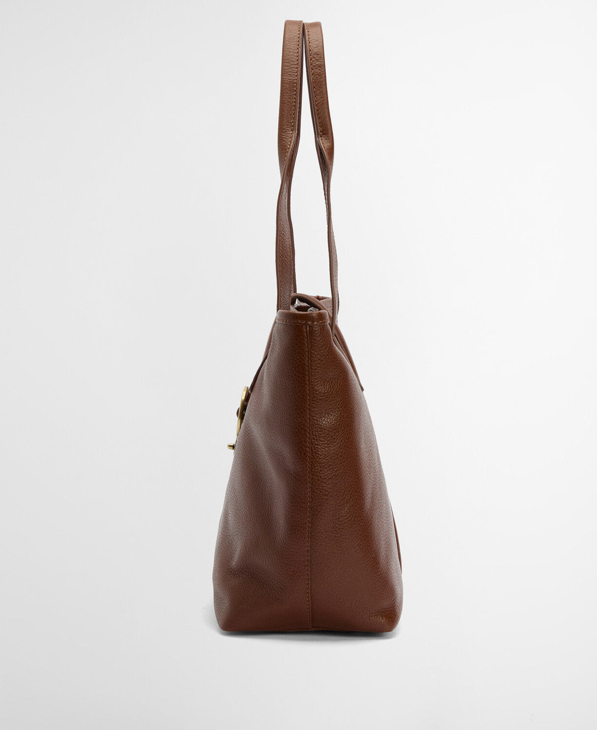 Barbour Alder Leather Tote Bag - Brown