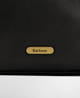Barbour Cedar Leather Bucket Bag - Black