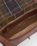 Barbour Rosa Leather Crossbody Bag - Brown