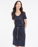 Barbour Baymouth Dress - Navy/Pink