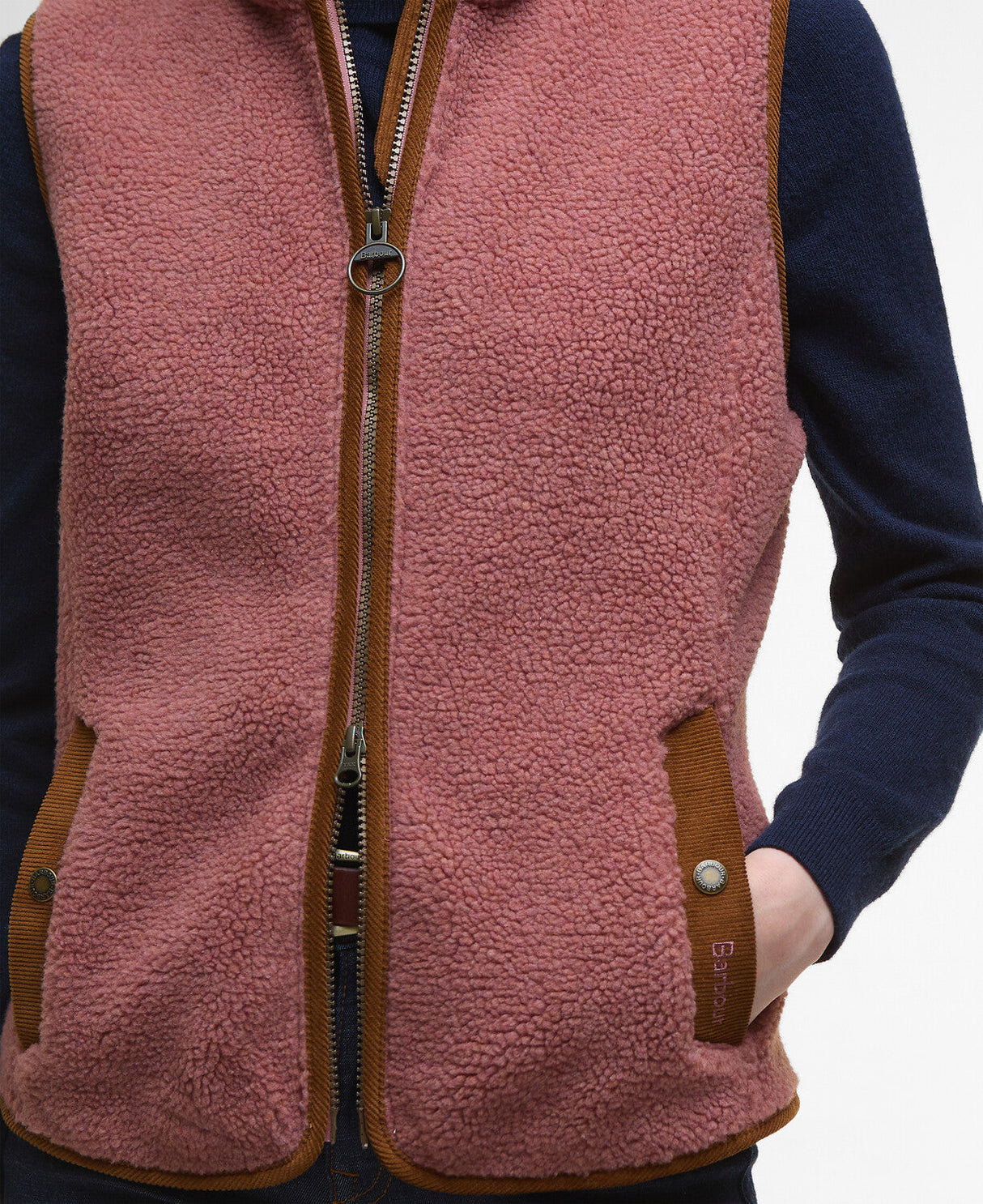 Barbour Burford Fleece Gilet - Arabesque/Classic