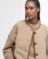 Barbour Luciana Fleece Gilet - Natural