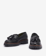 Barbour Dolores Tassel Trim Loafer - Black