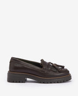 Barbour Dolores Tassel Trim Loafer - Dark Brown