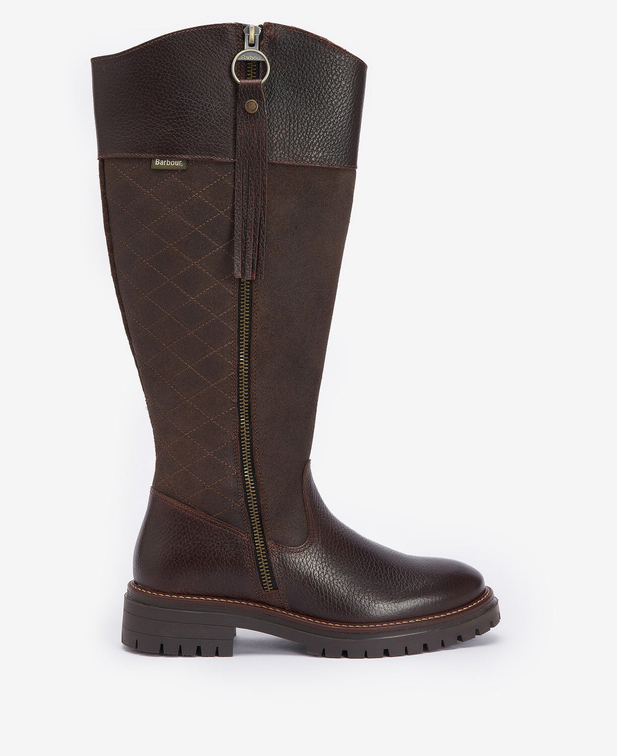 Barbour Ingrid Tall Boot - Dark Brown