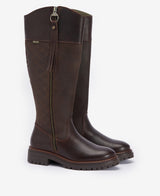 Barbour Ingrid Tall Boot - Dark Brown