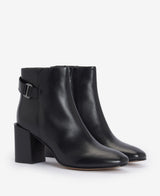 Barbour Piper Block Heel Ankle Boot - Black