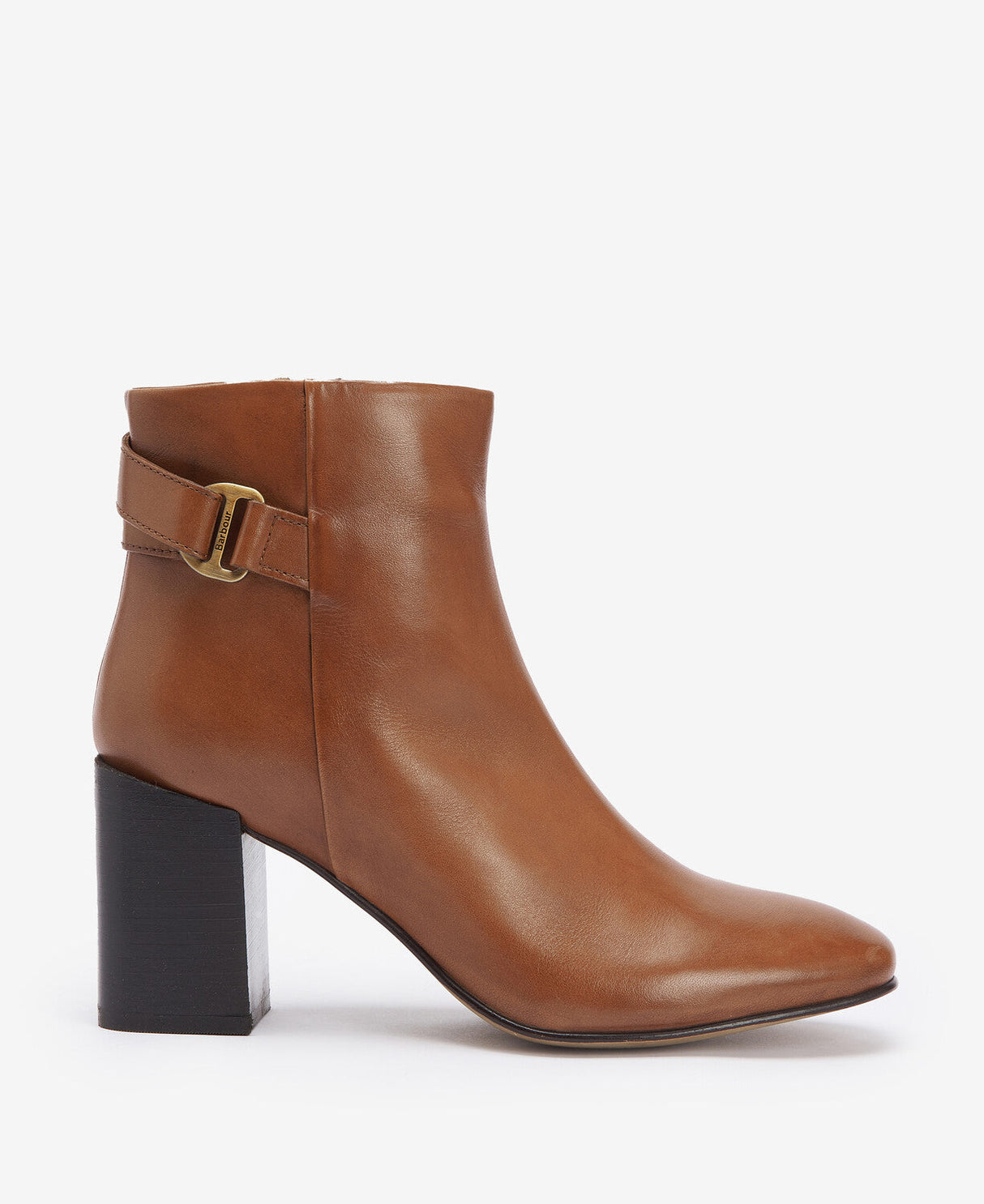 Barbour Piper Block Heel Ankle Boot - Tan