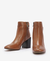 Barbour Piper Block Heel Ankle Boot - Tan