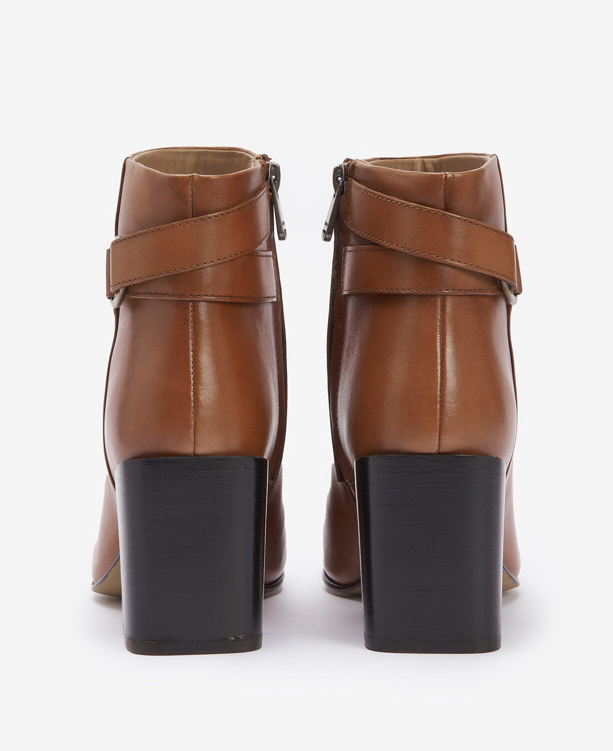 Barbour Piper Block Heel Ankle Boot - Tan