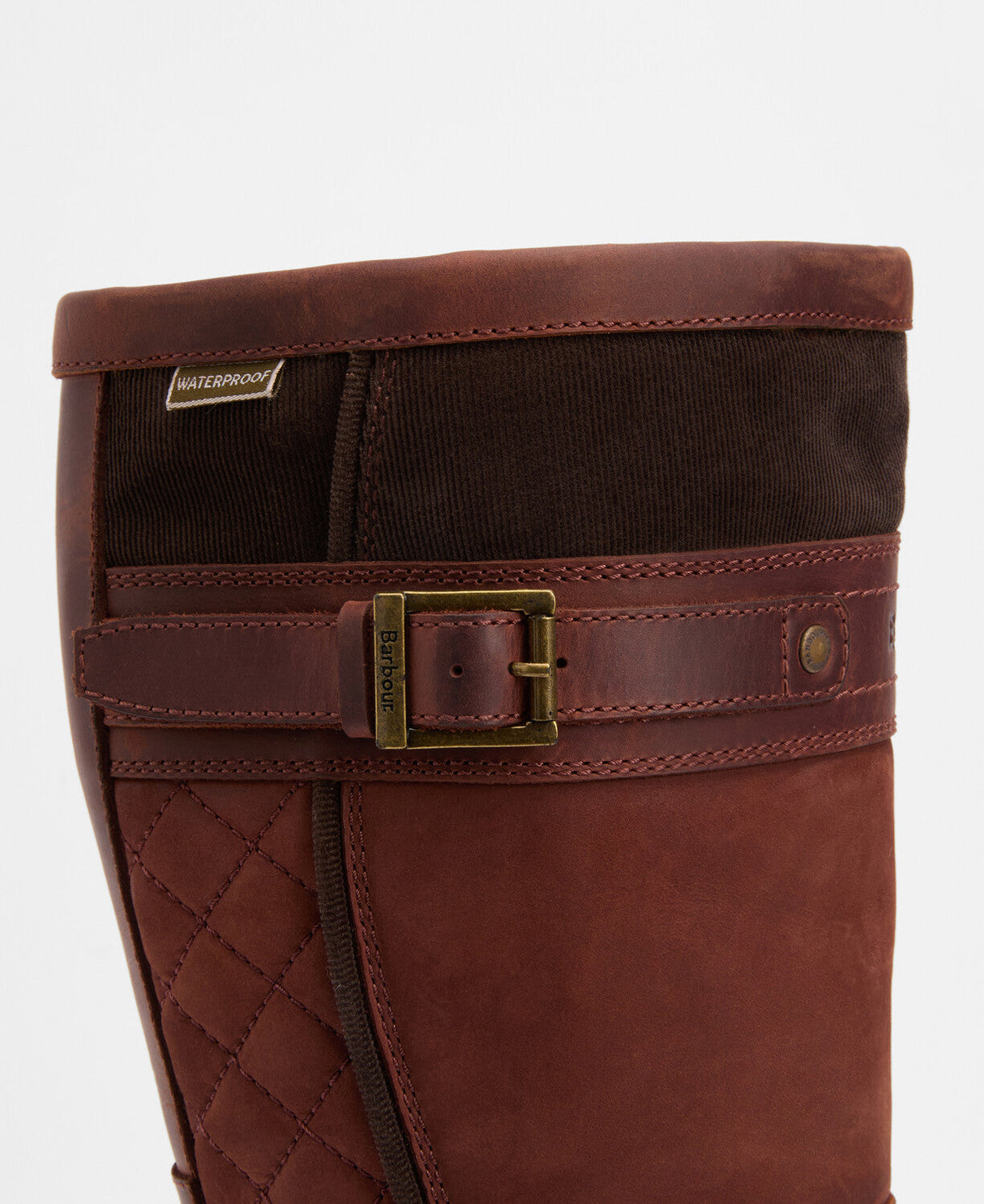 Barbour Beaconsfield Tall Boot - Mahogony/Choc Nubuck
