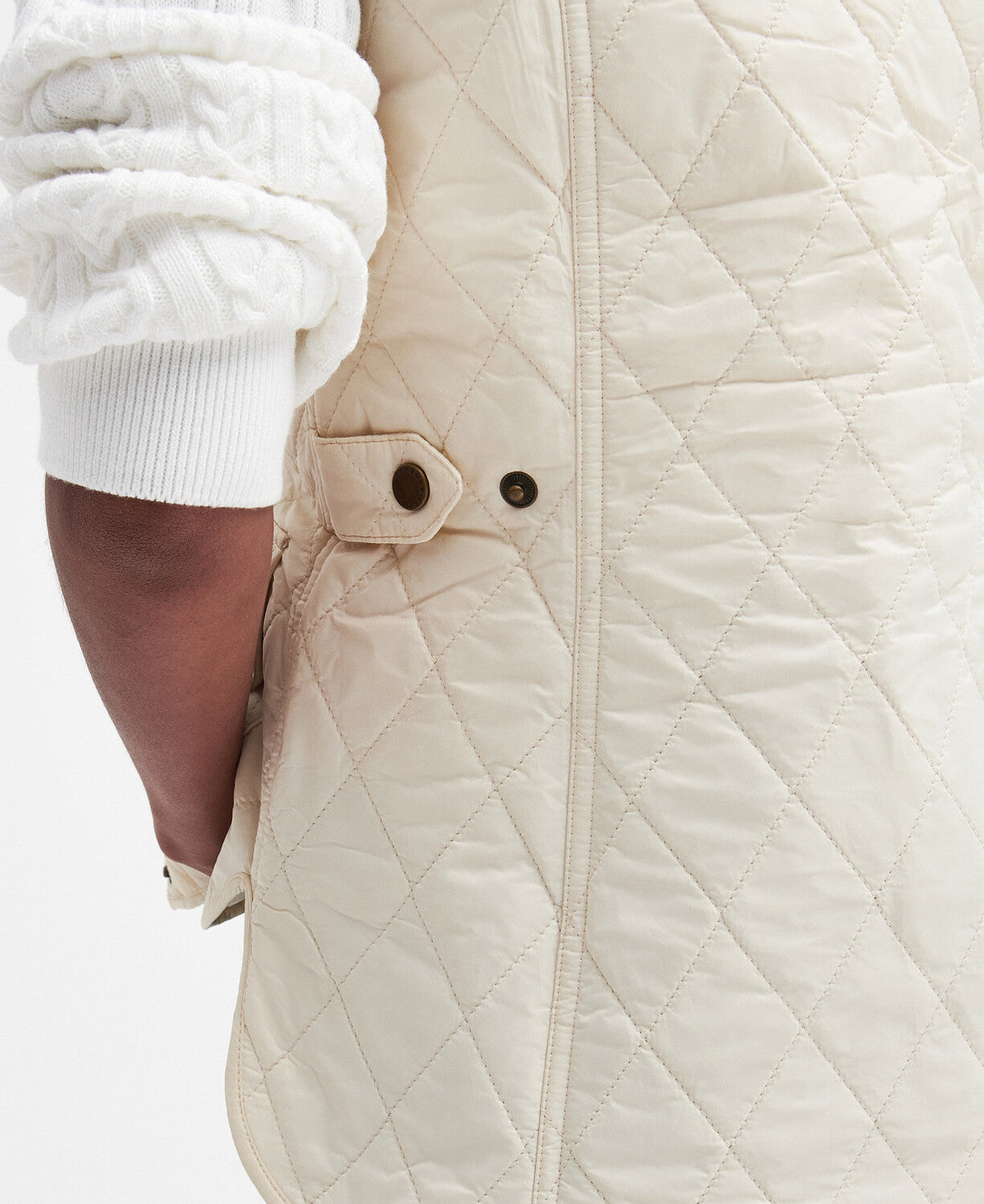 Barbour Otterburn Quilted Gilet - Summer Pearl