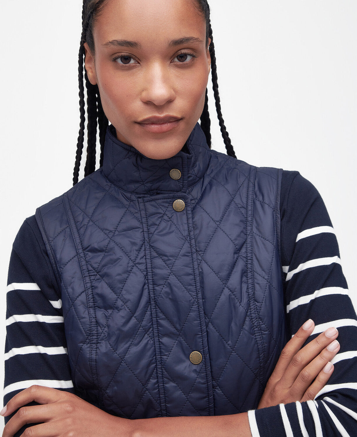 Barbour Otterburn Quilted Gilet - Navy