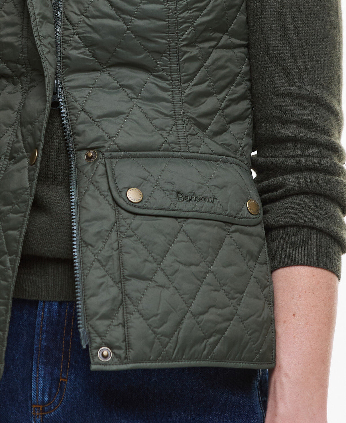 Barbour Otterburn Quilted Gilet - Olive