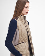 Barbour High Field Gilet - Sand Dune/Gardenia