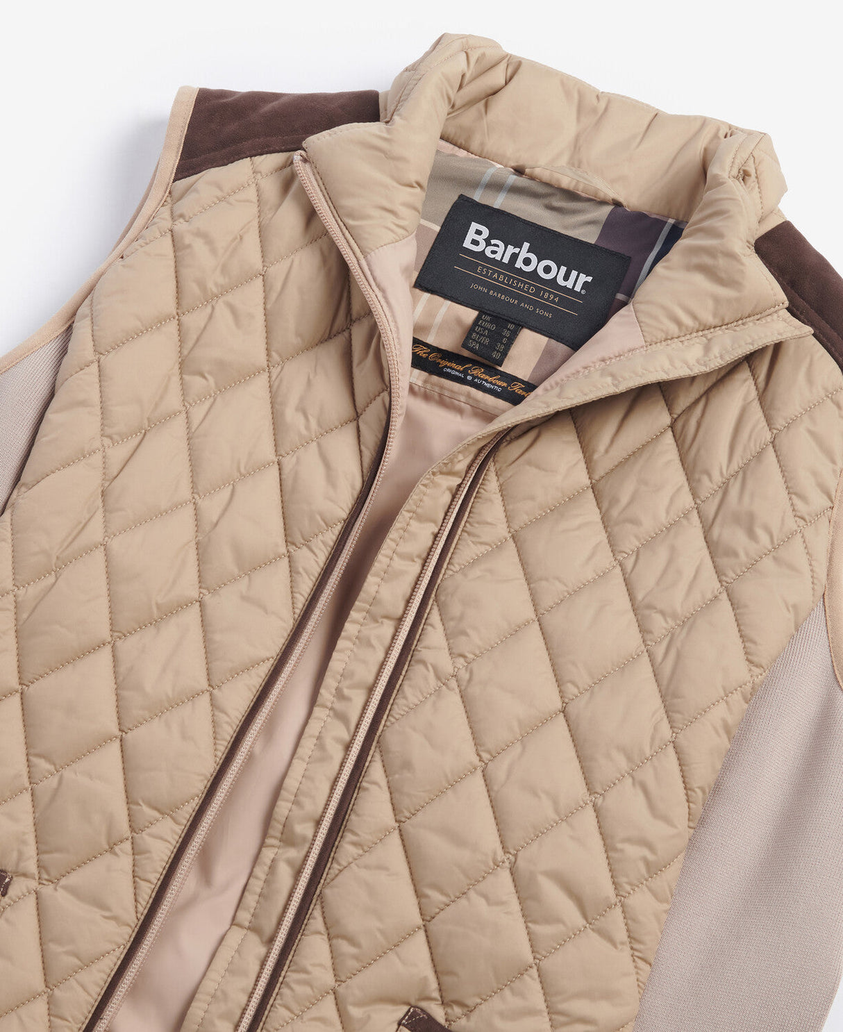 Barbour High Field Gilet - Sand Dune/Gardenia